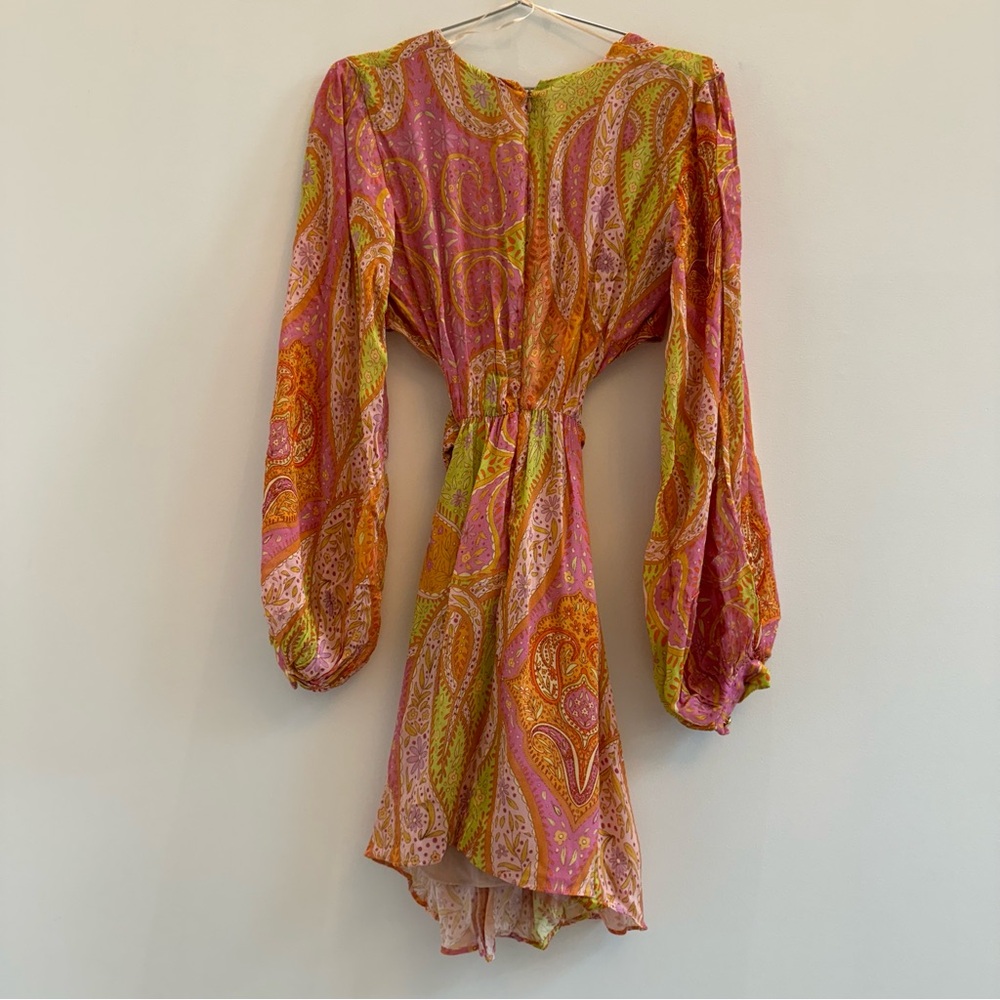 Zara Multicolor Paisley Dress - Picture 4 of 6